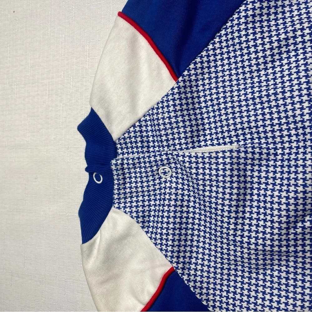 Healthtex Blue and White Dress with Red airplane Accents size 6-9 months